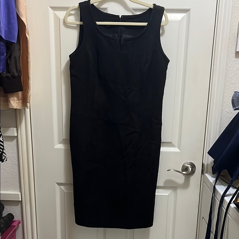 Talbots Black Sleeveless Sheath Dress for Cocktail Events Size 10